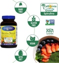 Earthrise Spirulina Natural, 360 Tablets 500mg 3