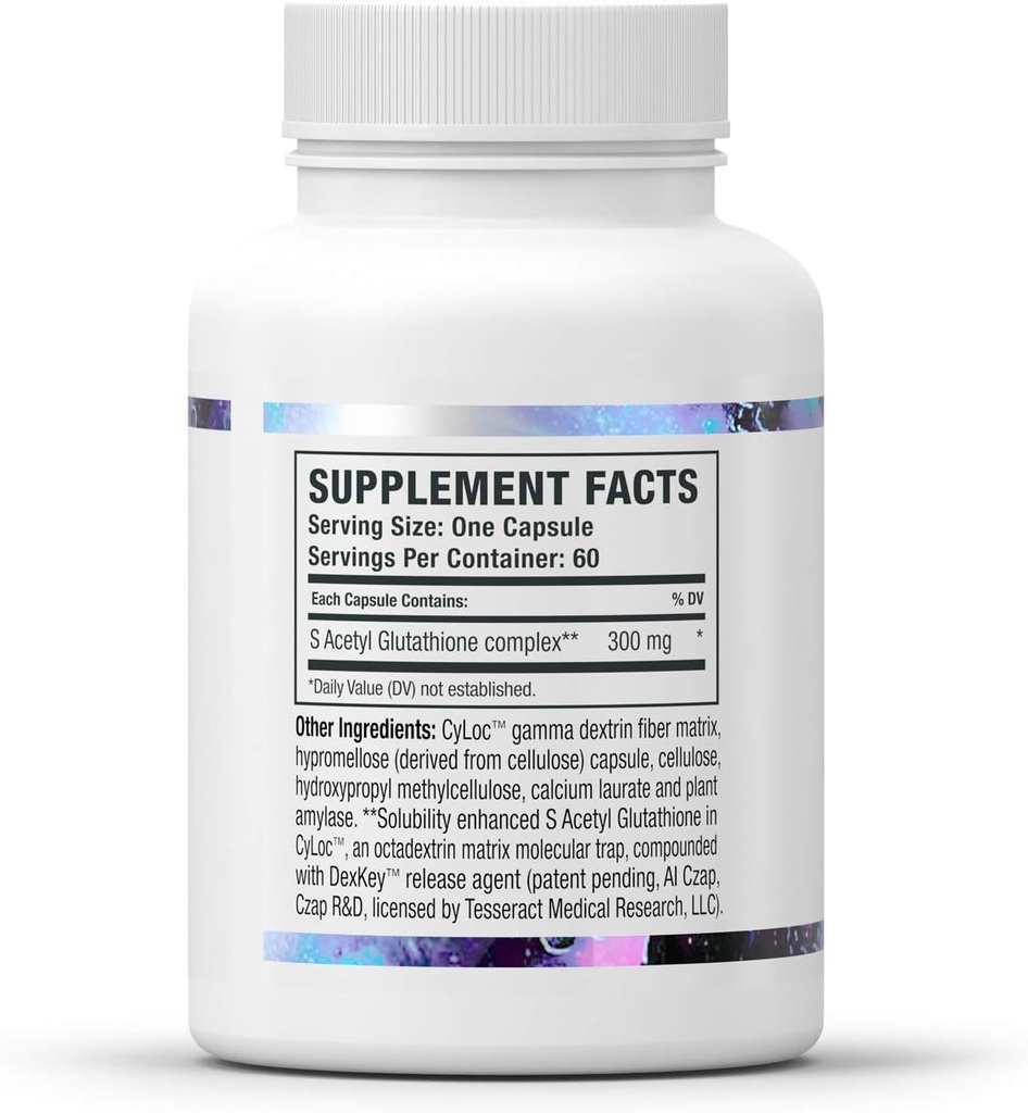 Tesseract Medical Research Master Antioxidant and Vitality Bundle, Glutathione Supplement for Neurological Support and Muscle Health, Hypoallergenic Formula 4