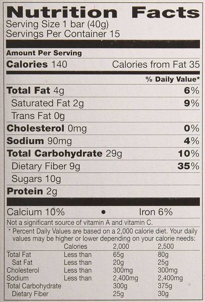 Fiber One Chewy Bar, Oats and Chocolate, Fiber Bars Mega Pack, 1.4 Ounce (Pack of 30) 5