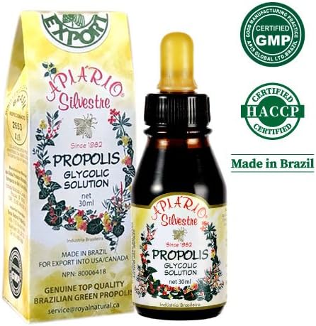 Brazilian Green Bee Propolis Liquid Drop 30ml (1 Bottle) 6