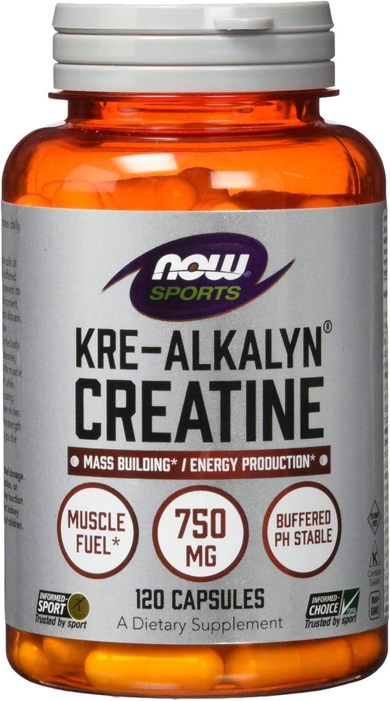 Now Foods Kre-Alkalyn Creatine - 120 Capsules 2 Pack 2