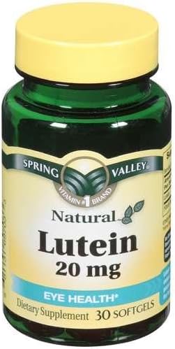 Spring Valley - Lutein 20 mg, 30 Softgels 2