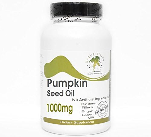 Pumpkin Seed Oil 1000mg Emulsified Dry ~ 200 Capsules - No Additives ~ Naturetition Supplements 2