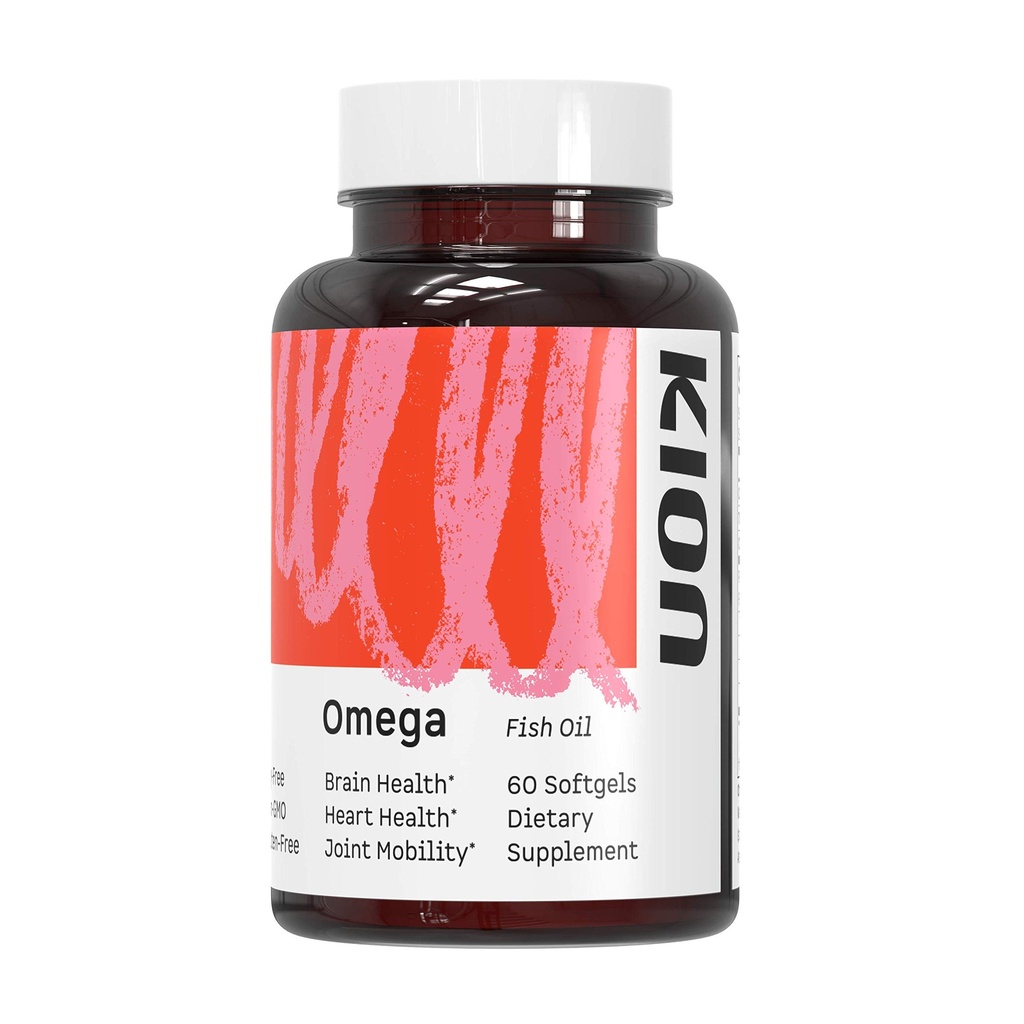 Kion Omega - Omega 3 Vetzuur Supplementen - DHA Supplementen - Mini Visolie Softgels - Omega 3 DHA EPA Visolie Pillen - Visolie 1000 mg - 30 porties