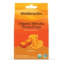 Wedderslepel Biologische Manuka Honey Drops, Honing & Echinacea, 20 Graaf (pakket van 1) 