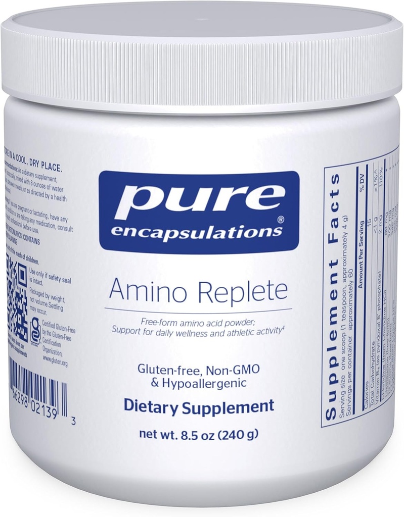 Pure Encapsulaties Amino Re . . Hypoallergeen Free-Form Amino Acid Powder Supplement