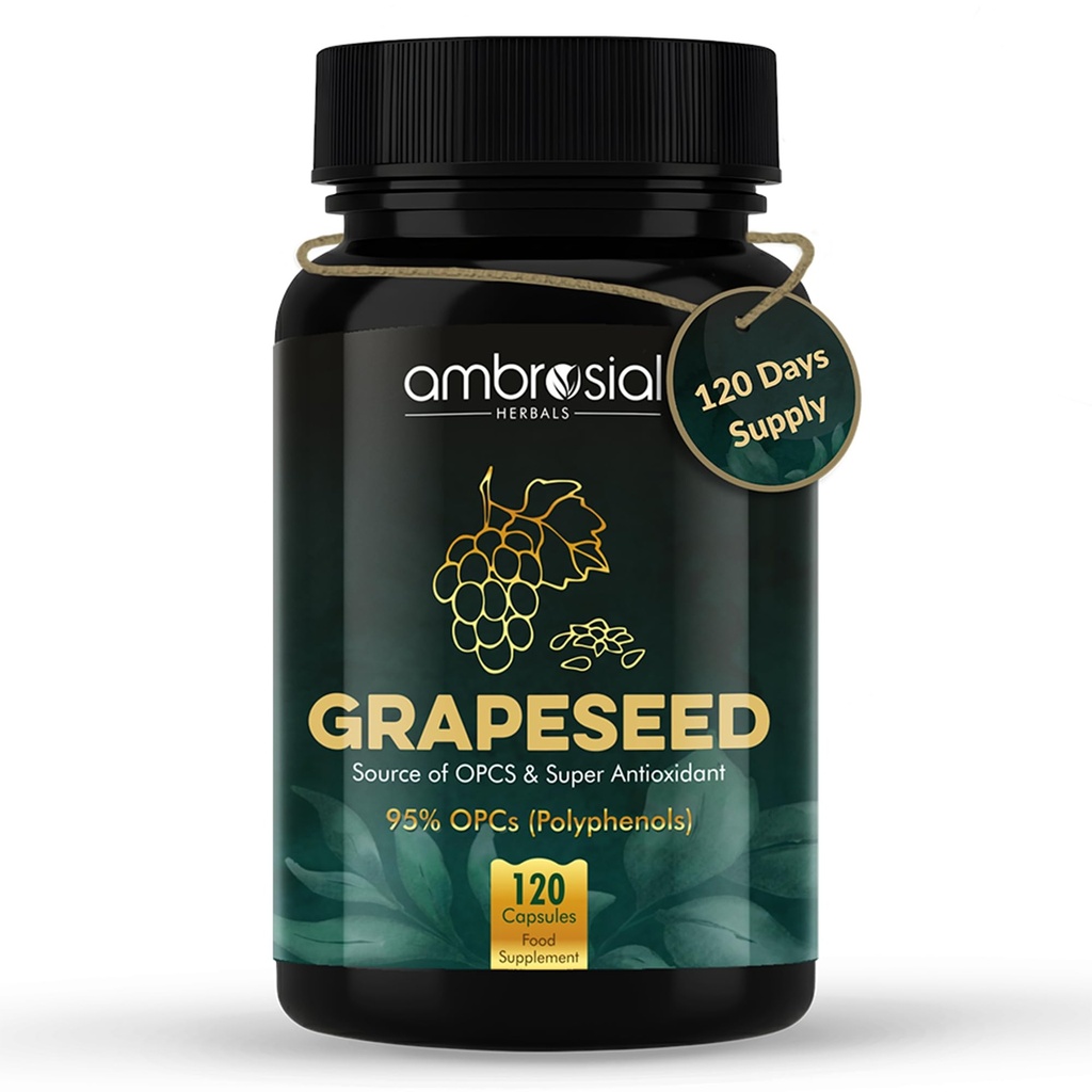 AMBROSIEAL Grapeseed Capsules Verpakking van 1-120 Capsules