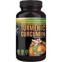 100% rauwe en Organische Kurkuma Capsules. Gecertificeerd Organisch, Glutenvrij, Non-GMO en Cafeïnevrij. Verbeterd met Knoflook, Gember en Black Pepper, 500mg, 120 Vegan Capsules