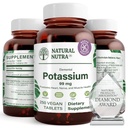 Natuurlijke Nutra Elemental Kalium Gluconaat 99 mg Dieetsupplement 