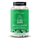 Supplément DIM Pure 200 Mg pour les femmes ou les hommes – Supplément d'équilibre hormonal estrogène pour l'énergie, la fatigue, le stress, la ménopause, les éclairs chauds – BioPerine de biodisponibilité améliorée – 60 Capsules Vegan Soft