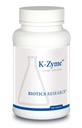 Recherche en biotique K ZymeTM Potassium, 99 milligrammes, soutient la fonction cardiovasculaire, équilibre électrolytique, transmission nerveuse, activité musculaire, superoxyde dismutase, catalase.100 Comprimés
