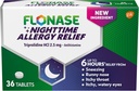 Flonase Nighttime Allergie Relief Tablets, Tot 6 Hours of Allergie Medicine - 36 Coated Tablets