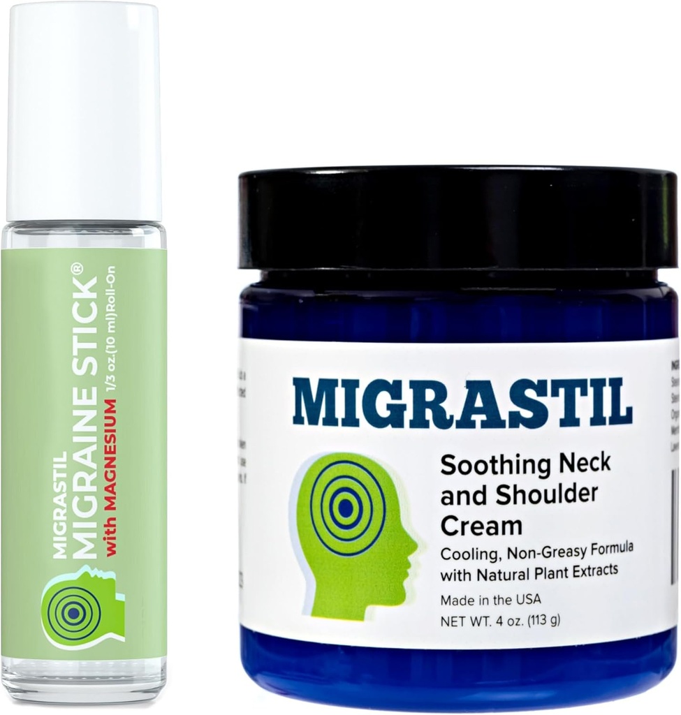 Migrastil Migraine Stick met magnesium & verzachtende nek en schouder crème bundel