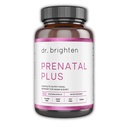 Dr Brighten Prenatal Plus - Formulation des femmes, Vitamines actives B, Minéraux, Antioxydants pour les mères enceintes ou allaitantes, Vegan non OGM, Pas de gluten, Pas de soja - 180 capsules
