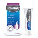ScarAway Siliconen Scar Gel, helpt bij het verbeteren van de grootte, kleur en textuur van hypertrofische & Keloid littekens van letsel, brandwonden & chirurgie, waterbestendig, 10g (0,35 Oz)