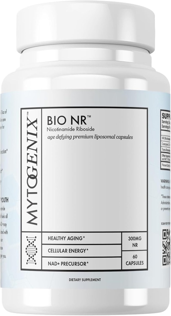 Pure NR Capsules - Nicotinamide Riboside Supplement - 300mg Per portie - 60 Capsules per fles - Anti-Aging- Reparatie Beschadigde DNA - Verbeter Cognitieve Functie - Optimaliseren Hersenactiviteit