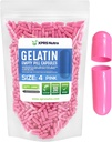 XPRS Nutra Maat 4 Lege Capsules - 1000 Tel kleine lege Gelatine Capsules - Pillen DIY Capsule vullen - Vulbare Pure Bovine Pill Gel Caps voor Do-It-Yourself Supplementen (Roze)