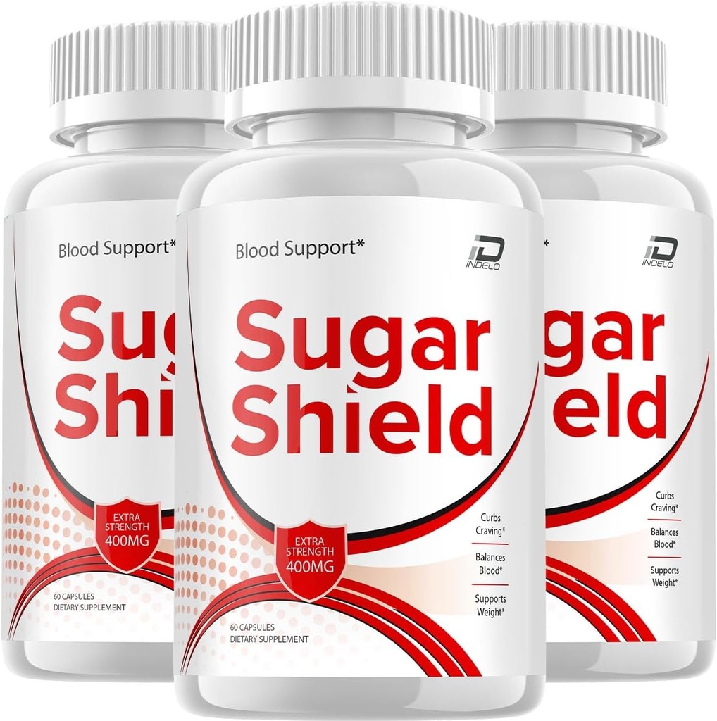Sugar Shield Supplement, Sugar Shield pillen, Sugar Shield Extra Strength Formula, Sugar Shield Advanced Formula Capsules, Sugar Shield Natural Pills (3 Pack - 180 Capsules)