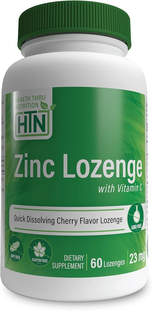 Gezondheid Thru Voeding Zink Lozenge met Vitamine C 