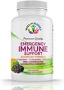 Noodimmune ondersteuning - 60 capsules - Vlierbessen, kurkuma, vitamine C - Advanced Formula Capsules met kunstmatige additieven - Vegan vriendelijk