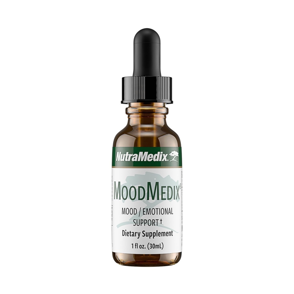 NutraMedix MoodMedix - Mood Support Supplement met Bio available Liquid Cat's Claw & Turmeric Root Drops - Mood, Stress Response & Emotional Support Supplement - Liquid Herbal Extract Tinctuur (1oz)