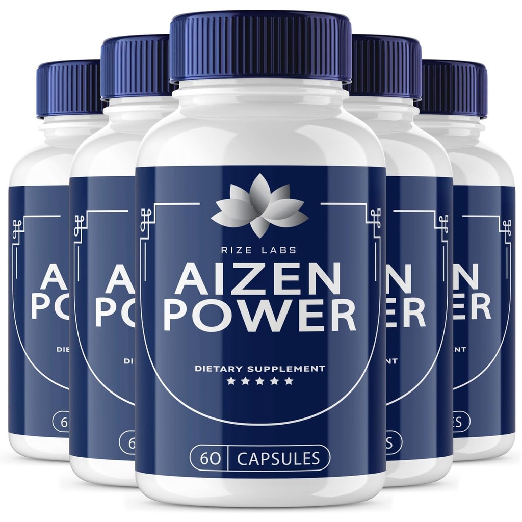 rize labs - Aizen Power for Men, All Natural Male Supplement to Boost Energy and Performance (300 capsules)