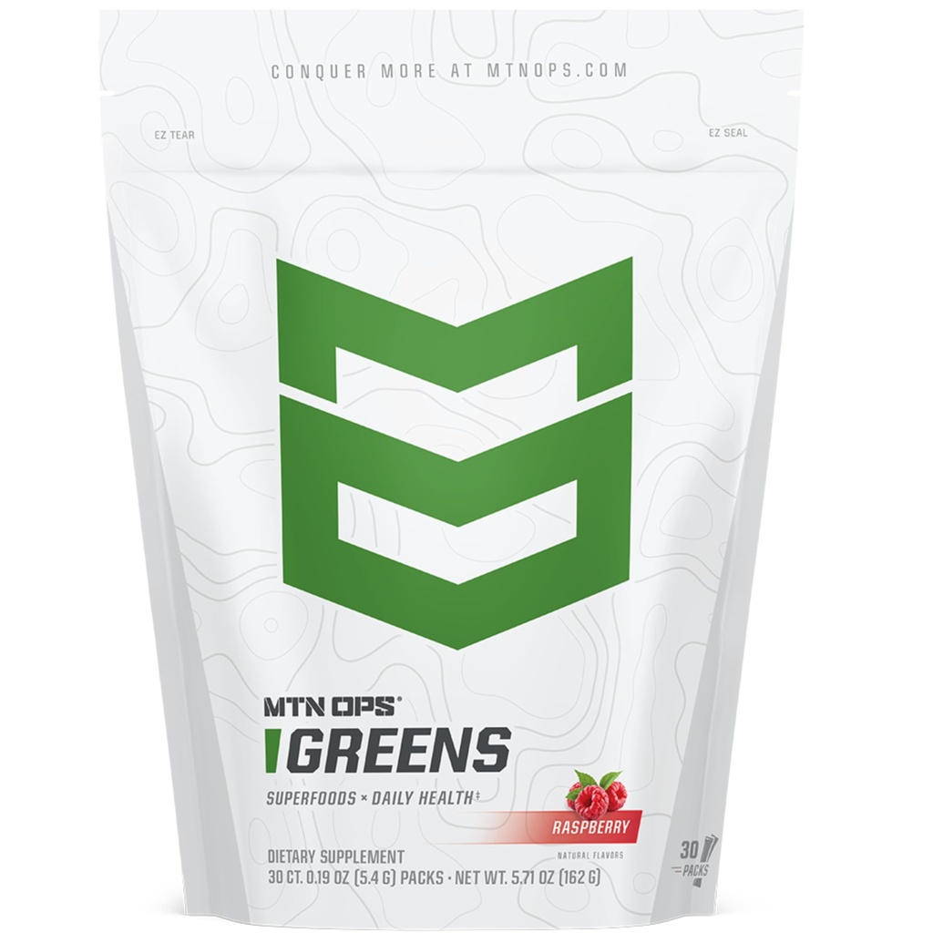 MTN OPS Super Greens Dagelijkse Immune Health and Energy Drink Powder 