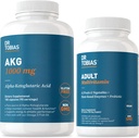 Dr. Tobias AKG Supplement & volwassen multivitamine - uitgebreide Cellulaire Energie & Nutriënt Ondersteuning voor algehele Wellness en vitaliteit, Veganistisch, niet-GMO