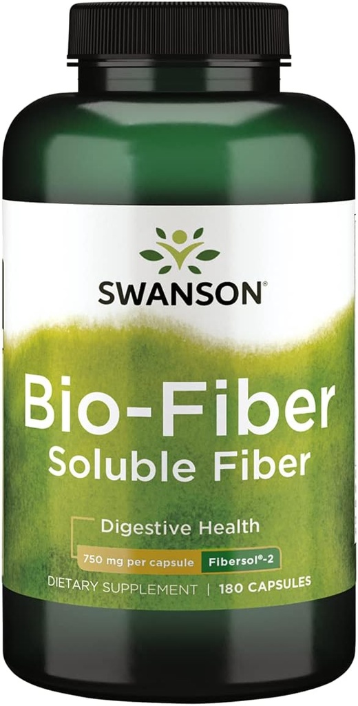 Swanson Bio-Fiber- 750 Milligrammen 180 Capsules