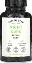 Crystal Star Night Caps Natural Sleep Aid Supplement (60 capsules)