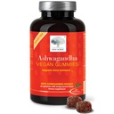 NEW NORDIC Ashwagandha Gummies, 300 mg Extrait de racine Ashwagandha, sans sucre, Adaptogènes pour les hommes et les femmes, Delicious Mango Peach, 60 Gummies