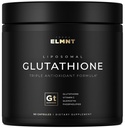 ELMNT 2150mg Super Liposomal Glutathion Supplement w. Vitamine C, quercetine & Pure L Glutathion 2000mg Triple Action Formula Glutathion Liposomal Supplement w. Fosfolipide Layer - 90 Pillen, Non-GMO