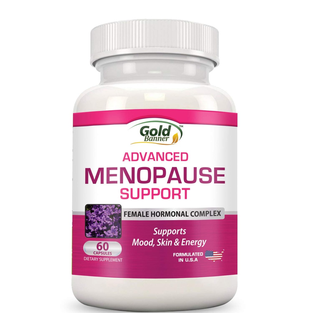 Geavanceerde menopauze ondersteuning - Natuurlijke vrouwelijke Hormonale Complex voor Hot Flashes, Mood Swings & Vaginale droogheid - Black Cohosh, Soy Isoflavones & Herbal Extract Formula - Omvat geen hormonen