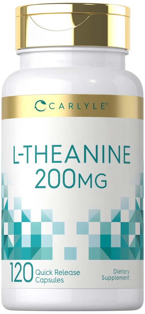 Carlyle L-Theanine 200mg Supplement 