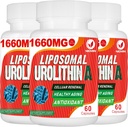 1660MG Urolithine A Supplement - Liposomale Urolithine 180 Capsules