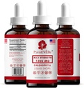 Pyrmevere Chlorofyl Liquid Drops - Made in USA, Mint Flavor, Liquid Chlorofyll, Energy Booster, Immune Support, Natural Deodorant, Altitude Seizoen Relief Niet GGO & Vegan - 120 Servers