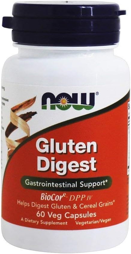 Foods Now - Gluten Digest Gastro-Intestinal Support - 60 capsules végétariennes