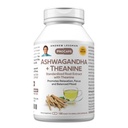 ANDREW LESSMAN Ashwagandha + Theanine 180 Capsules - Extrait normalisé. Favorise la détente, la concentration et l'humeur équilibrée. Petites capsules faciles à avaler