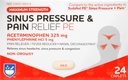 Rite Aid Sinus Pressure and Pain Reliever PE, Non-Drowsy - 24 Tablets 