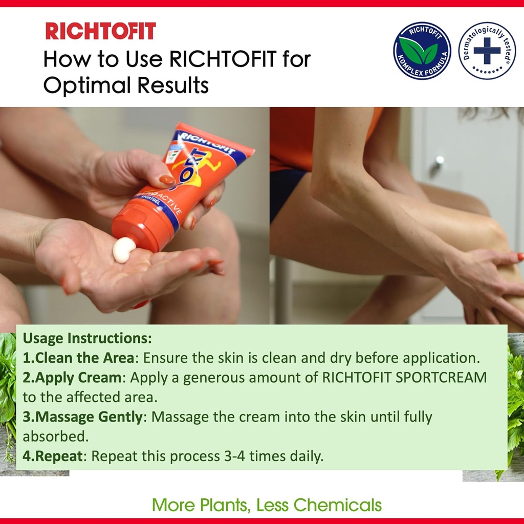 Rapid Active Sports Gel - Snelwerkende spiercomfort, ideaal voor atleten' Pre & Post Workout, Herbal Infused Gel, Quick Absorptie, Niet-Greasy, Made in Hungary