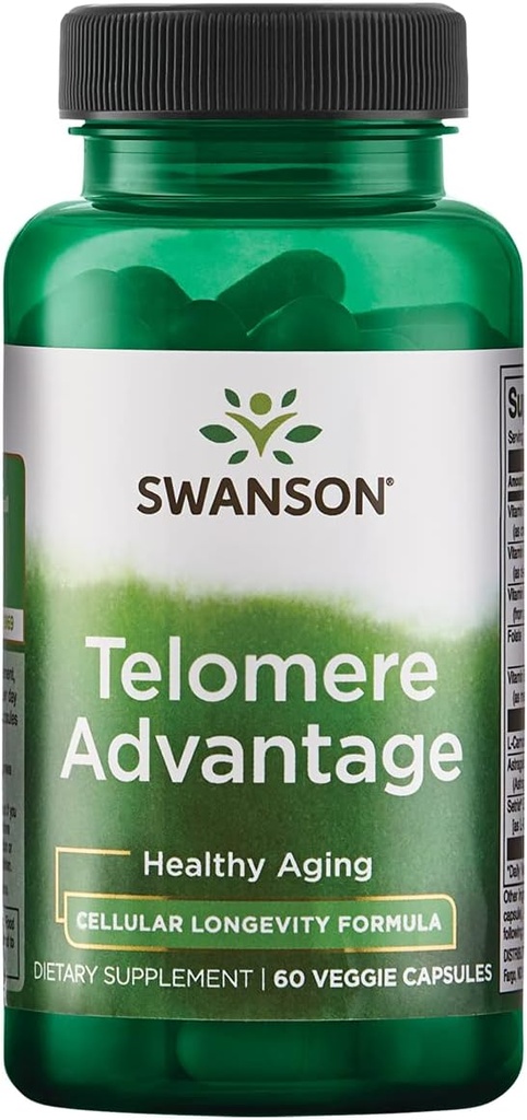 Swanson Telomere Voordeel 60 Veg Capsules