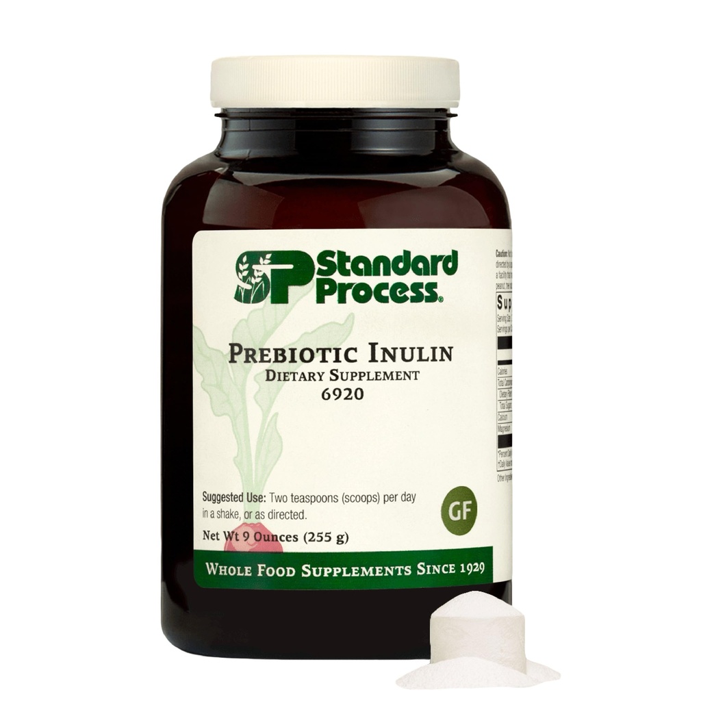 Procédé standard Inuline prébiotique - Supplément de soutien pour la santé et l'immunogénicité - Calcium et magnésium pour la santé des os - Bonne source de fibre - Non-soy, non-laiteux, sans gluten et végétalien - 9 oz (255 g)