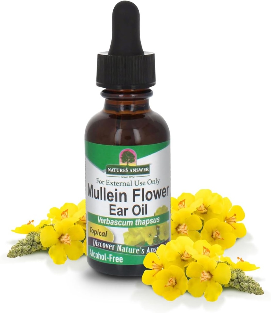 Antwoord van de natuur Alcoholvrije Mullein Oorolie