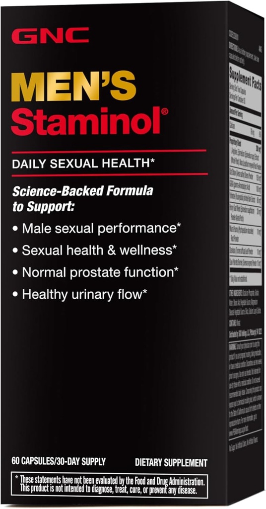 GNC Men's Staminol - 60 capsules (30 porties)
