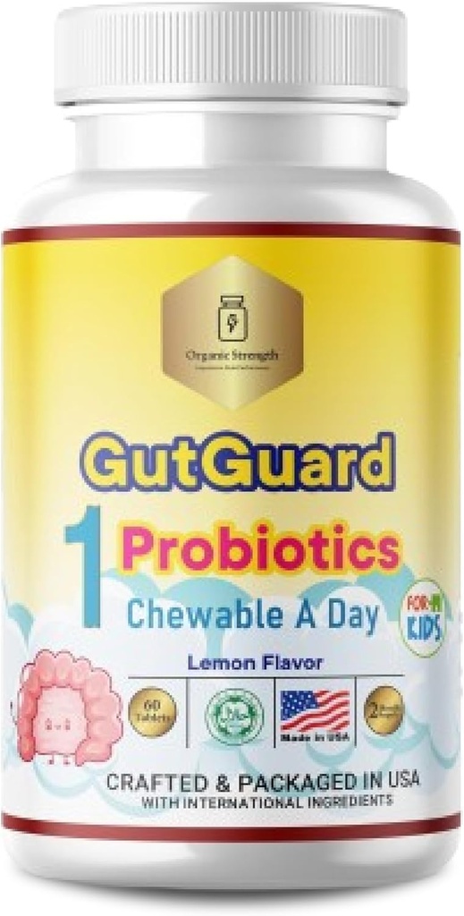 Kids Probiotics for Gut Health  Probiotica voor kinderen, het bevorderen van spijsverteringsondersteuning en welzijn.