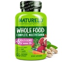 NATURELO Whole Food Multivitamin for Women 50+ (Iron Free) with Vitamins, Minerals, & Organic Extracts - Supplement for Post Menopausal Women Over 50 - No GMO - 120 Vegan Capsules