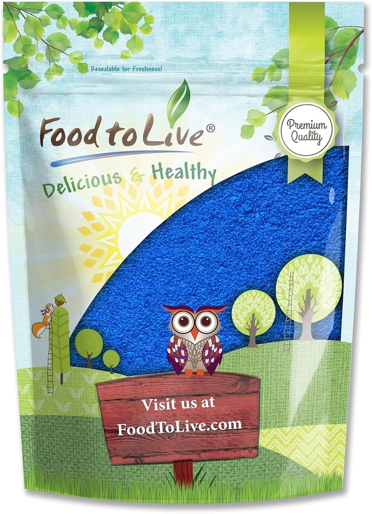 Food to Live Blue Spirulina Powder, 4 Ounces 
