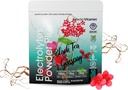 PoederVitamine Elektrolyten Poeder Plus (50 porties) Zwarte thee Ginseng Electrolyte Poeder Keto, Suikervrij, Roze Himalaya Zout, 1000mg Kalium,120mg Calcium,120mg Magnesium, Hydratatiepoeder