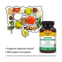 Country Life Betaine Hydrochloride met Pepsin, 600 mg, 100 tabletten, Glutenvrij gecertificeerd