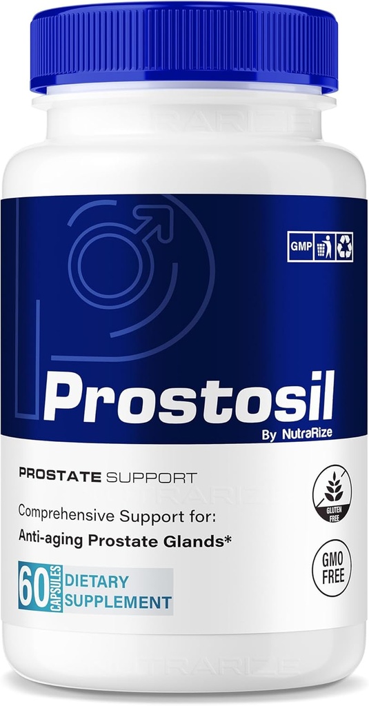 Prostosil Capsules, Alle natuurlijke formule voor Prostate Health Support, Maximale sterkte kruidensupplement voor controle en algemene gezondheid, Prosto SIL vitamine pillen Officiële beoordeling (60 capsules)